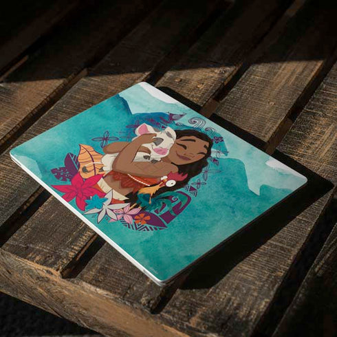 Disney Princess Moana with Pua and Heihei Surface Laptop 2 Skin